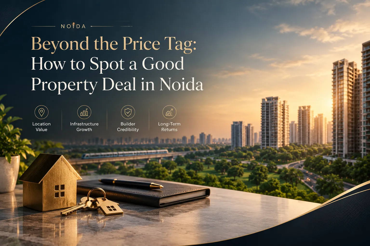 Beyond the Price Tag: How to Spot a Good Property Deal in Noida​