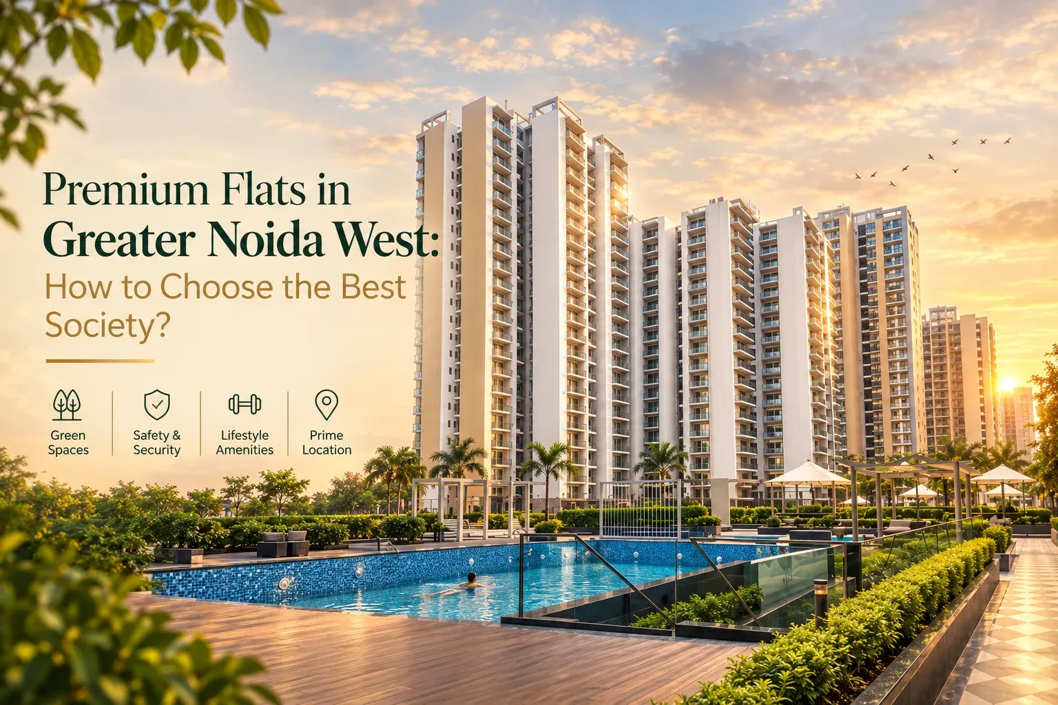 Premium Flats in Greater Noida West: How to Choose the Best Society?